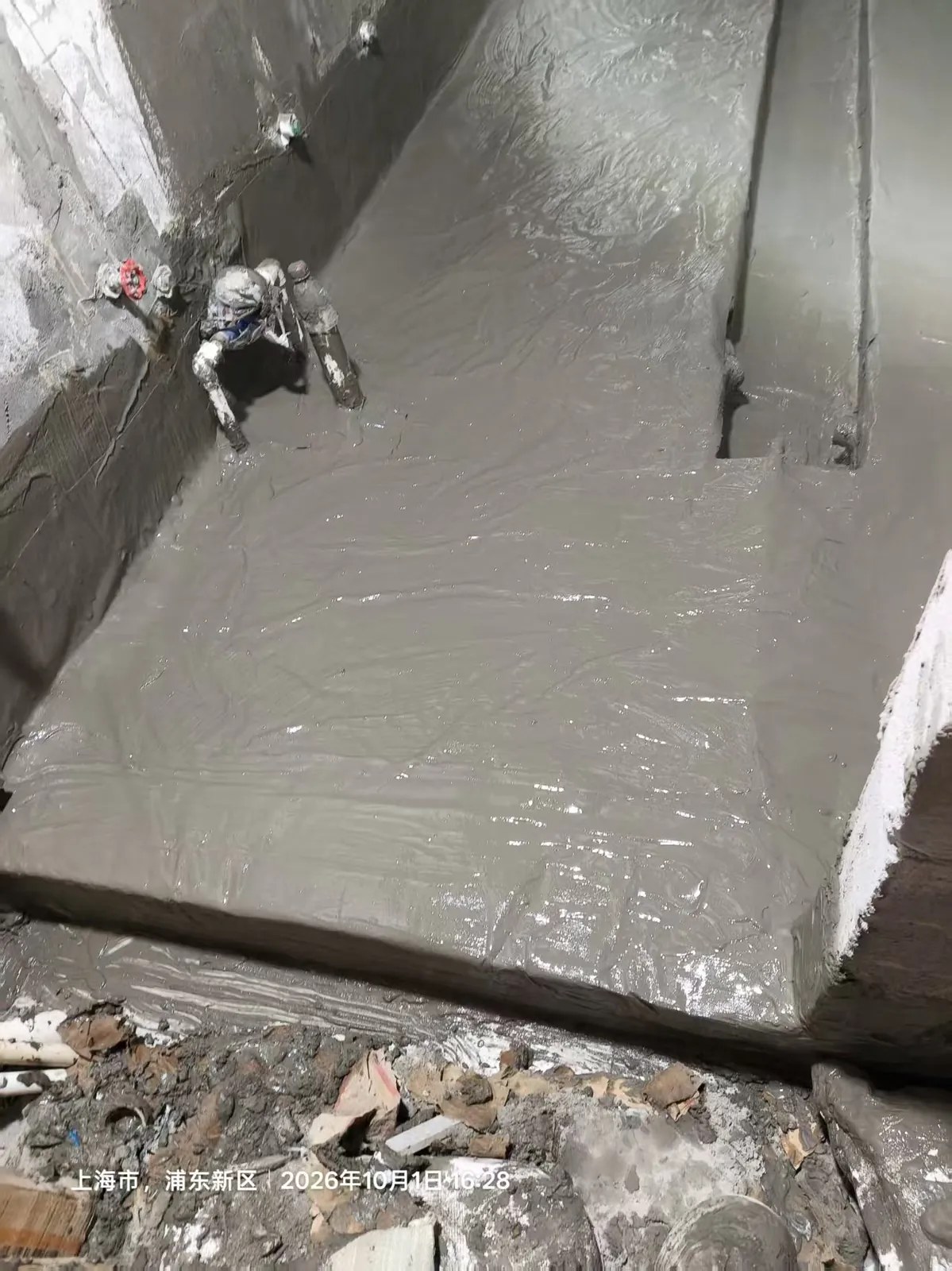 屋面防水层成型面记录